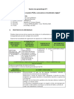 Sesión de Aprendizaje S1 - 1D - II Bimestre