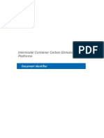 Intermodal Container Carbon Emission Platforms - DS