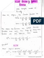 Hyperbolic Functions