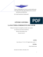 Microbiología Genero Listeria. Grace Fonseca