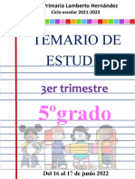 Temario 3er Trim, 5º