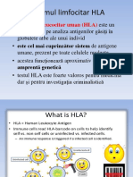 Subiect 12 - Sistemul Limfocitar HLA Și Complexul Major de Histocompatibilitate Uman (MHC)