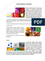 Clasificación de La Materia