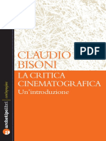 BISONI, Claudio - La Critica Cinematografica. Un'Introduzione (2013)