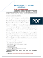 Las Municipalidades y La Gestión Ambiental Municipal - 18-06-2022