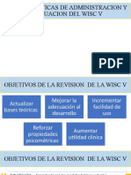 CaracterÃ - Sticas de Administracion y Puntuacion Wisc V