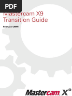 Mastercam X9 Transition Guide: February 2015