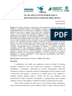 Proposta de Aplicação Do Pmbok para o Gerenciamento de Instalações de Fibra Óptica