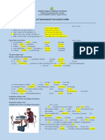 1st Assessment Correction Guide: Instituto Superior Politécnico de Manica