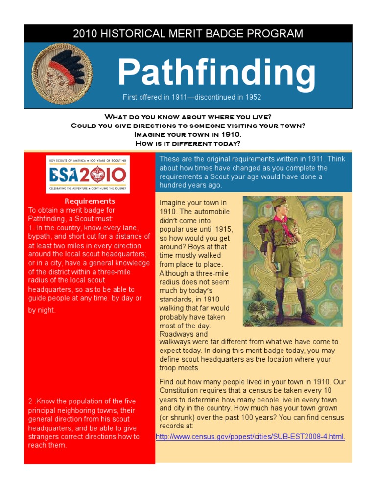 Historic Path Finding New | PDF | Map | Scouting