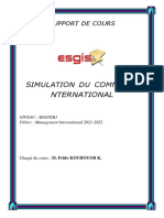 Simulation Du Commerce International