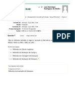 Planejamento e controle da produção - FIFO, PEPS e métodos de avaliação de estoques