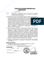Ni. #34-2021 - Capacitacion y Conformacion de La Junta Vecinal Centro Poblado en Mirador - Barranca