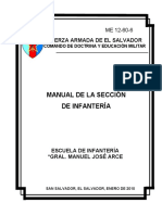 Manual de la Sección de Infantería de la Fuerza Armada de El Salvador