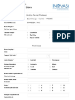 Formulir Profil Belajar Siswa