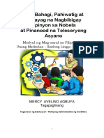 FIL9 - Q1 - W3b - Pagsusuri Sa Nobela at Pinanood Na Teleseryeng Asyano - Agbuya - V4