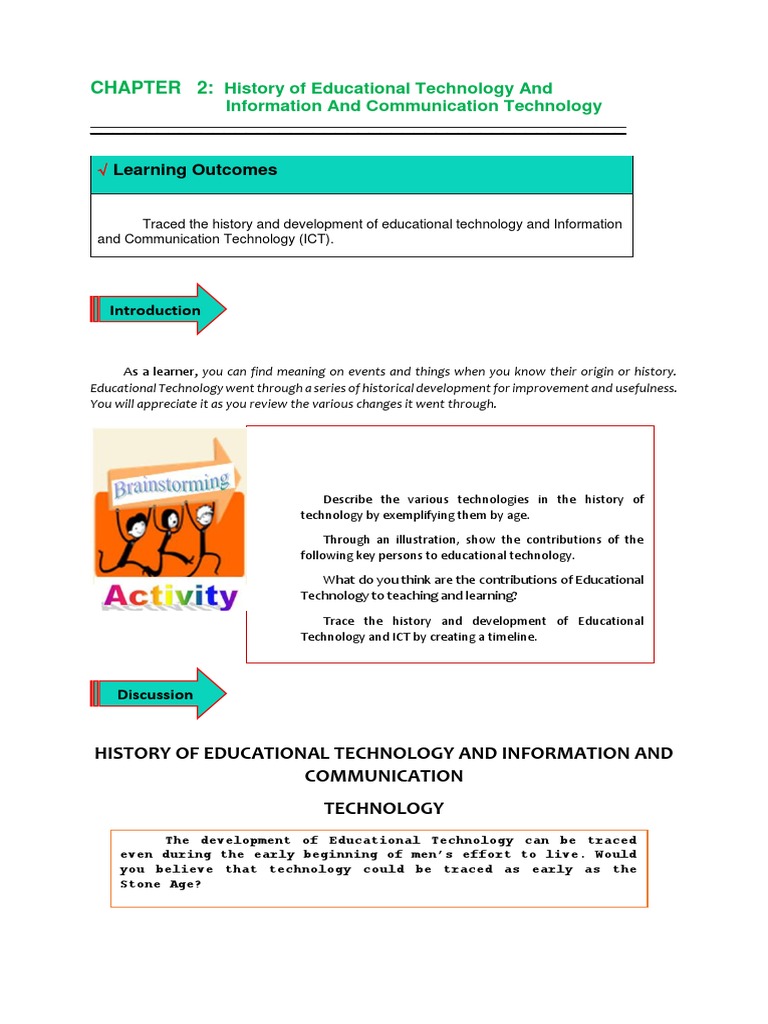 TTL 1 Chapter 2 | PDF | Educational Technology | Multimedia