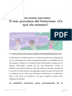 El Mar Proceloso Del Feminismo - ¿En Qué Ola Estamos - Economia Feminista 1