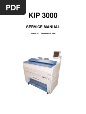 Kip 3000 Service Manual Image Scanner Photocopier