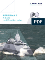 APAR Block 2: X-Band Multifunction Radar