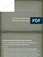 Training For Trainer Sesi 2