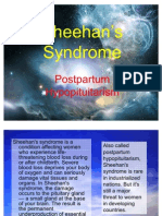 Sheehan's Syndrome