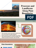 Processes and Landforms Along Plate Boundaries