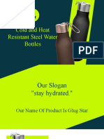 Cold and Heat Resistant Steel Water Bottles