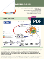 Amebiasis: ciclo de vida, invasión y diagnóstico de Entamoeba histolytica