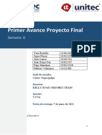 Avance 1 - Proyecto Final Grupo #3
