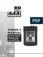 Ford Code Reader Manual