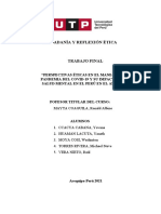 Trabajo Final "Perspectivas Éticas en El Manejo de La Pandemia Del Covid-19 y Su Impacto en La Salud Mental en El Perú en El Año 2020"