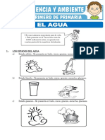 El Agua para Primero de Primaria