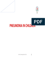Pneumonia in Children: IAP UG Teaching Slides 2015 16