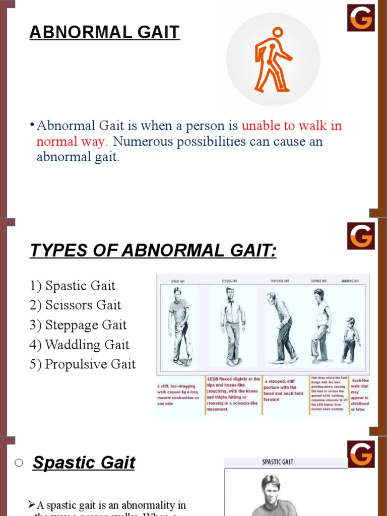 Abnormal Gait: Unable To Walk in Normal Way | PDF