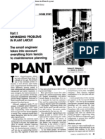 Plant Layout - Part 1 Minimizing Problems in Plant Layout