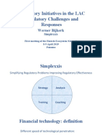 Regulatory Initiatives in The LAC Regulatory Challenges and Responses