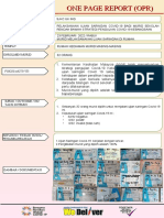 Laporan One Page Report Ujian Saringan Covid 23 Februari 2022