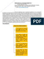 Determinación de La Actividad Enzimatica