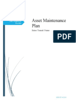 Asset Maintenance Plan Template