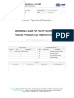 Standard Operational Procedure: Panduan Pembongkaran Transformator Daya