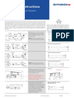 Installation Instructions: Identifying Surface Closers