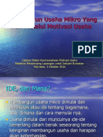 MEMBANGUN USAHA MIKRO