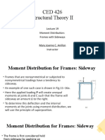 Topic4 - Moment Distribution Frames With Sideway