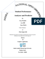Student Performance Analyzer and Predictor