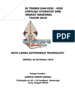 TATA TERTIB OLYMPICAD 2019 Lomba Otomotif 1