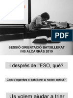 Sessio Orientacio Batxillerat 2018 2019 Definitiu