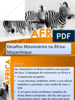 Desafios Missionários em Africa-Moçambique