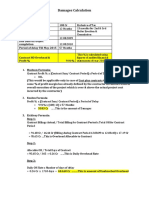 Damages Calculation: Facts & Figures