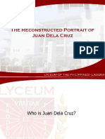 The Reconstructed Portrait of Juan Dela Cruz